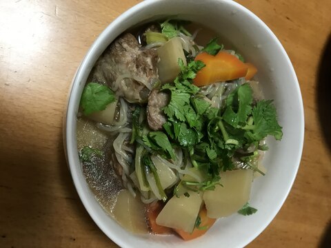 豚バラ軟骨と大根の中華風煮物